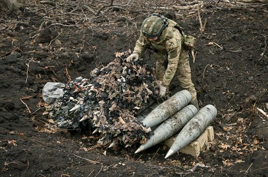 Боевая работа САУ 2С7М "Малка" группировки войск "Центр" на Красноармейском направлении СВО