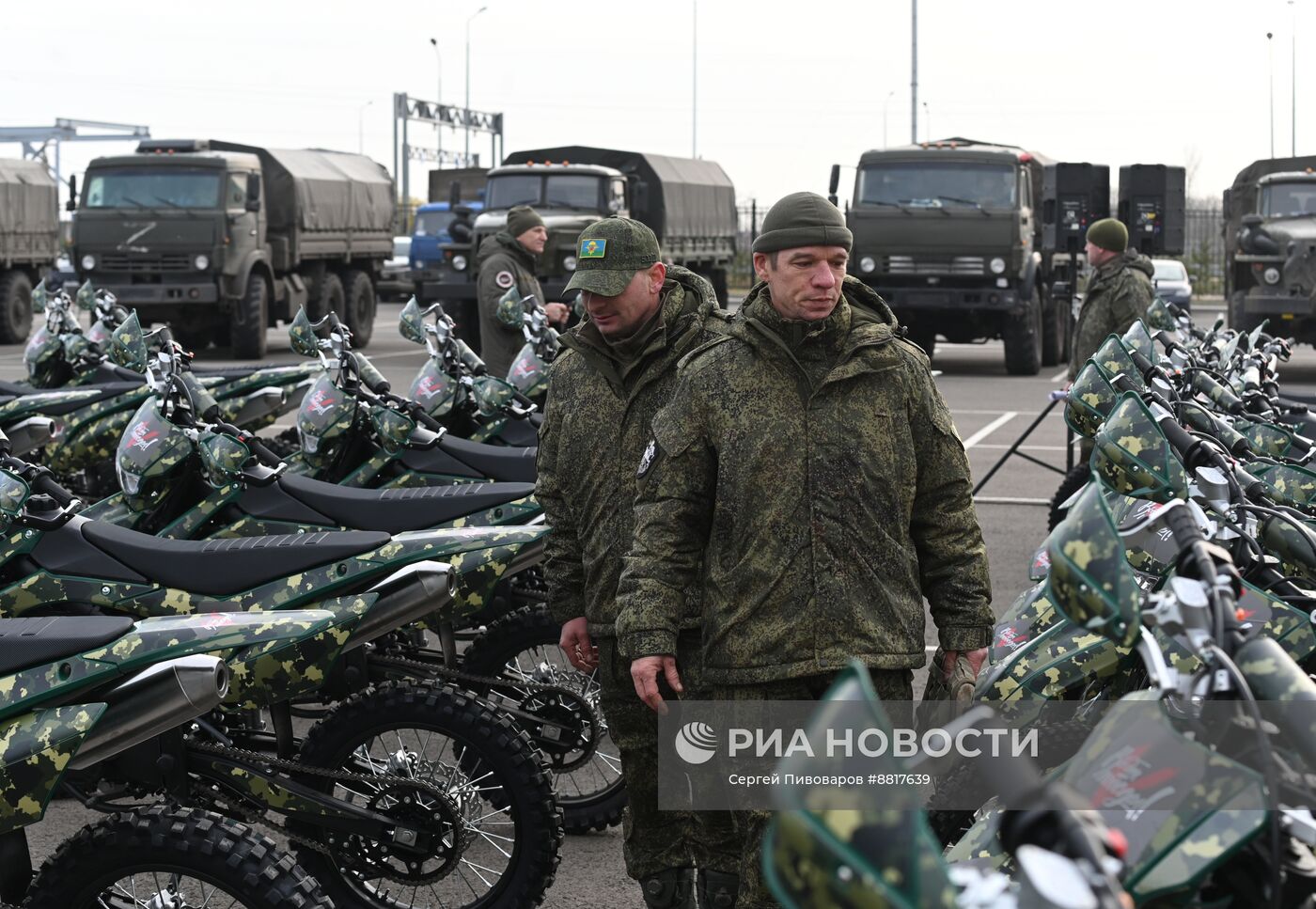 Передача кроссовых мотоциклов участникам СВО в Ростове-на-Дону