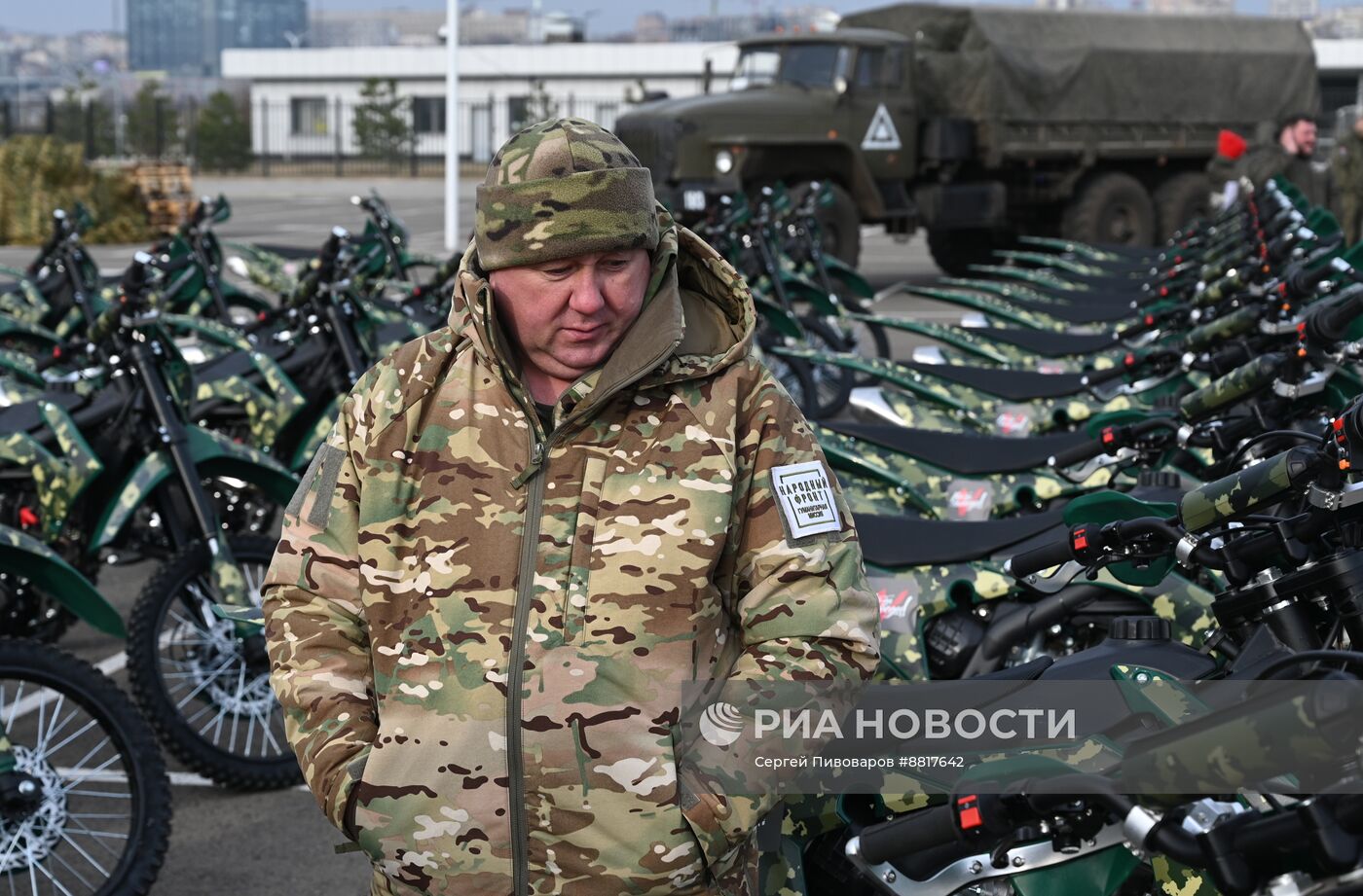 Передача кроссовых мотоциклов участникам СВО в Ростове-на-Дону