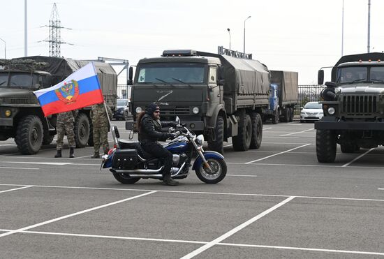 Передача кроссовых мотоциклов участникам СВО в Ростове-на-Дону