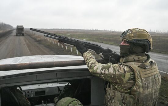 РСЗО "Град" группировки "Центр" ВС РФ на Красноармейском направлении СВО