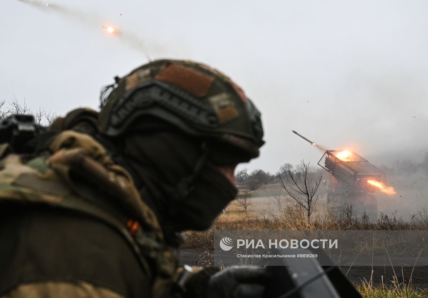 РСЗО "Град" группировки "Центр" ВС РФ на Красноармейском направлении СВО