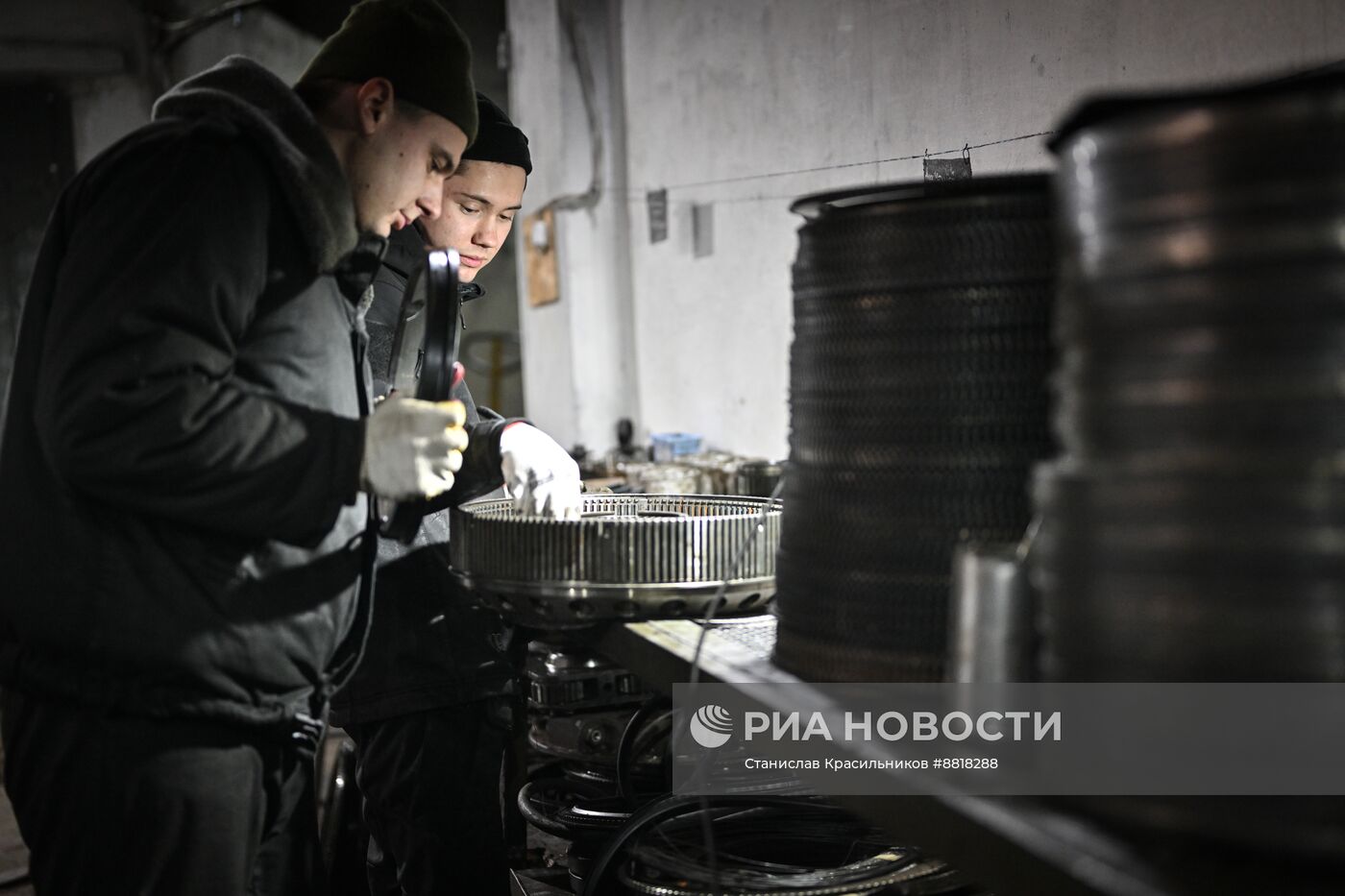 Ремонтный батальон группировки войск "Центр" на Красноармейском направлении СВО