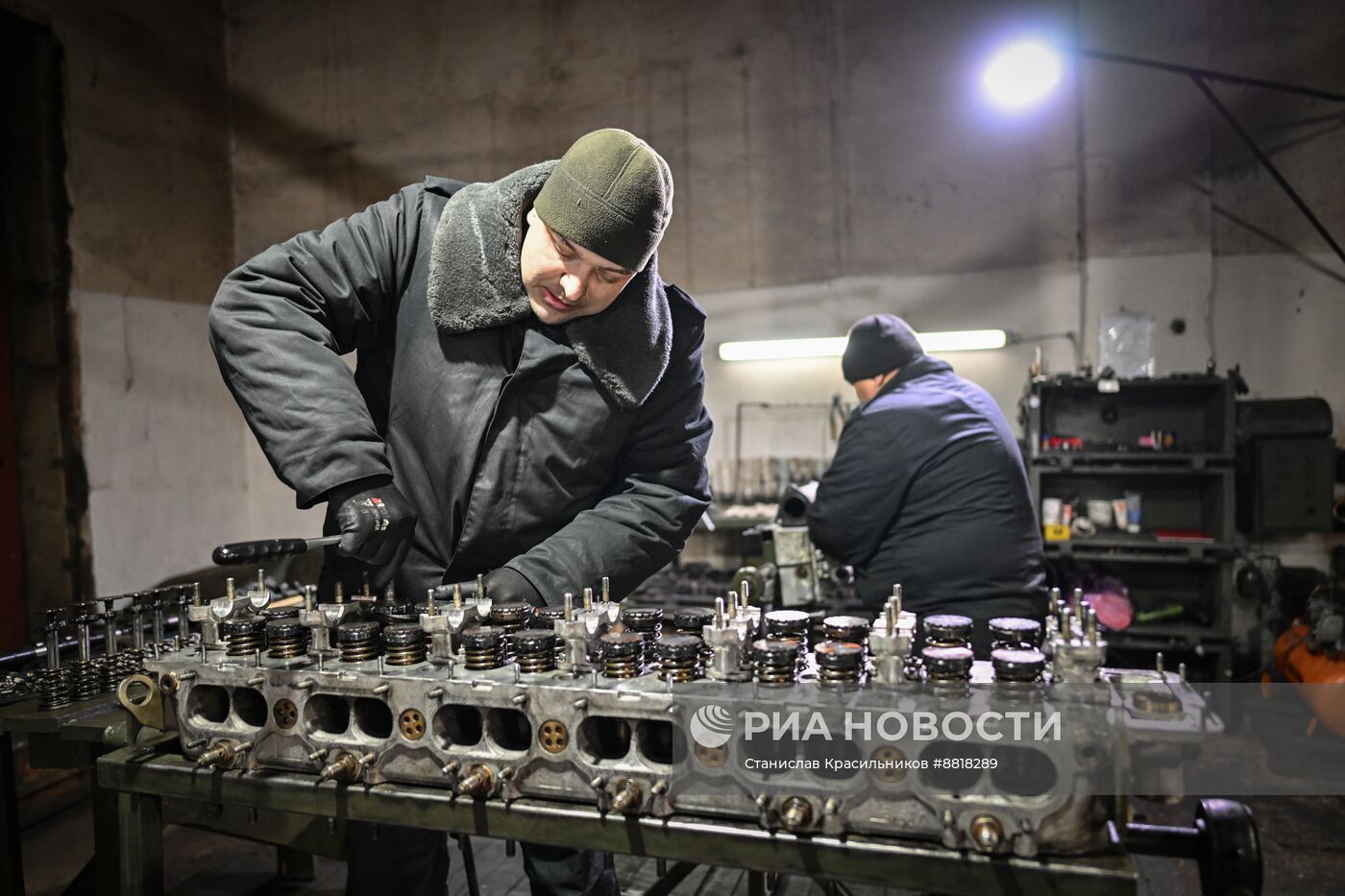 Ремонтный батальон группировки войск "Центр" на Красноармейском направлении СВО