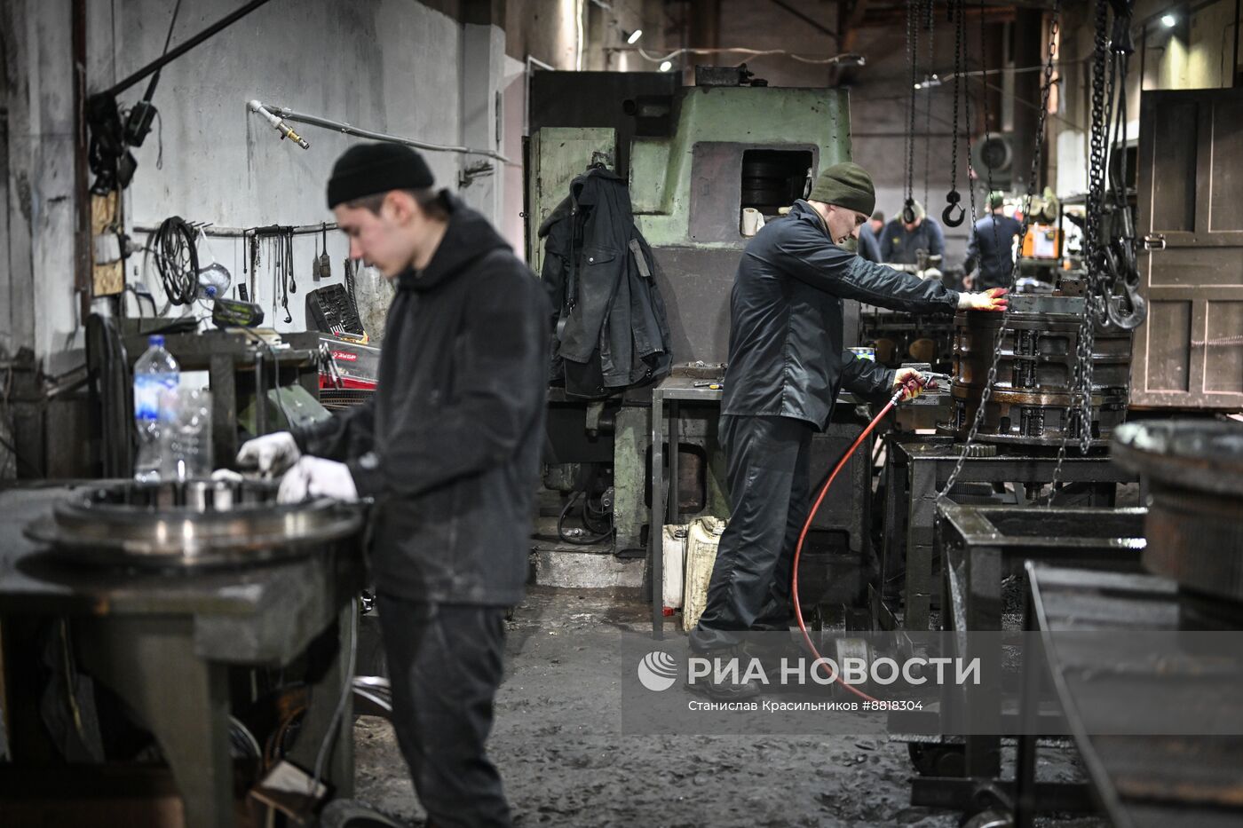 Ремонтный батальон группировки войск "Центр" на Красноармейском направлении СВО