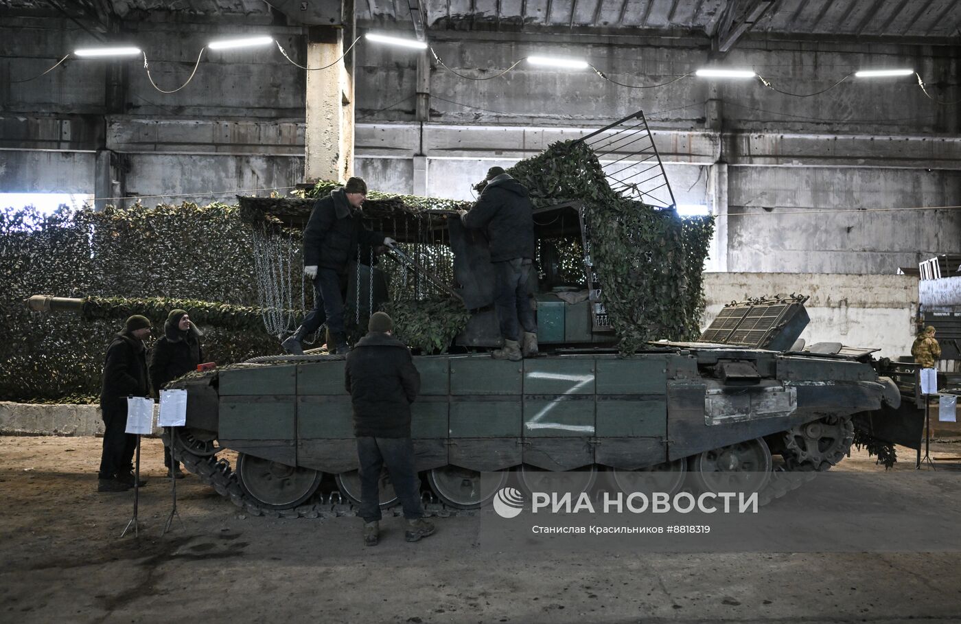 Ремонтный батальон группировки войск "Центр" на Красноармейском направлении СВО