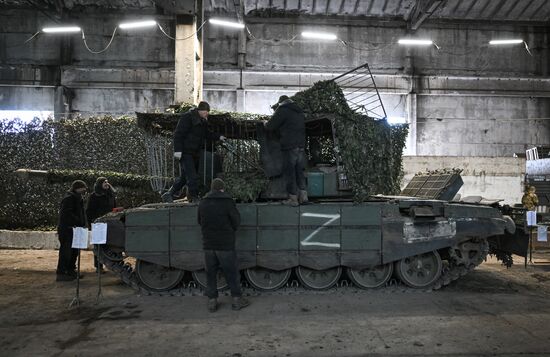 Ремонтный батальон группировки войск "Центр" на Красноармейском направлении СВО