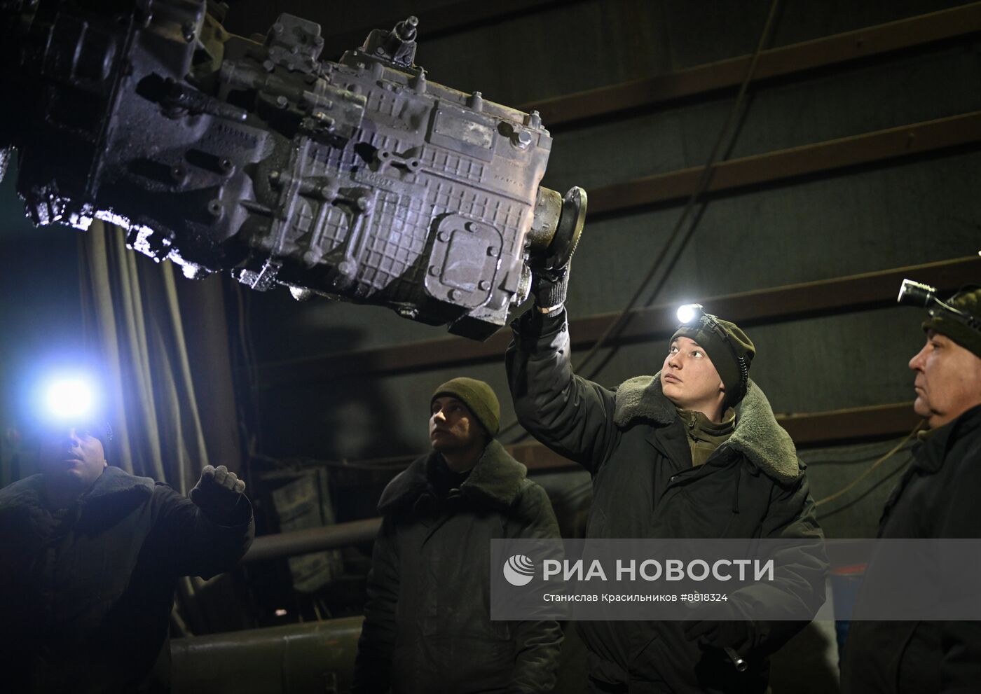 Ремонтный батальон группировки войск "Центр" на Красноармейском направлении СВО