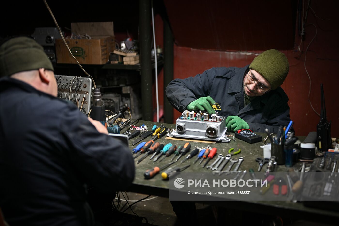 Ремонтный батальон группировки войск "Центр" на Красноармейском направлении СВО