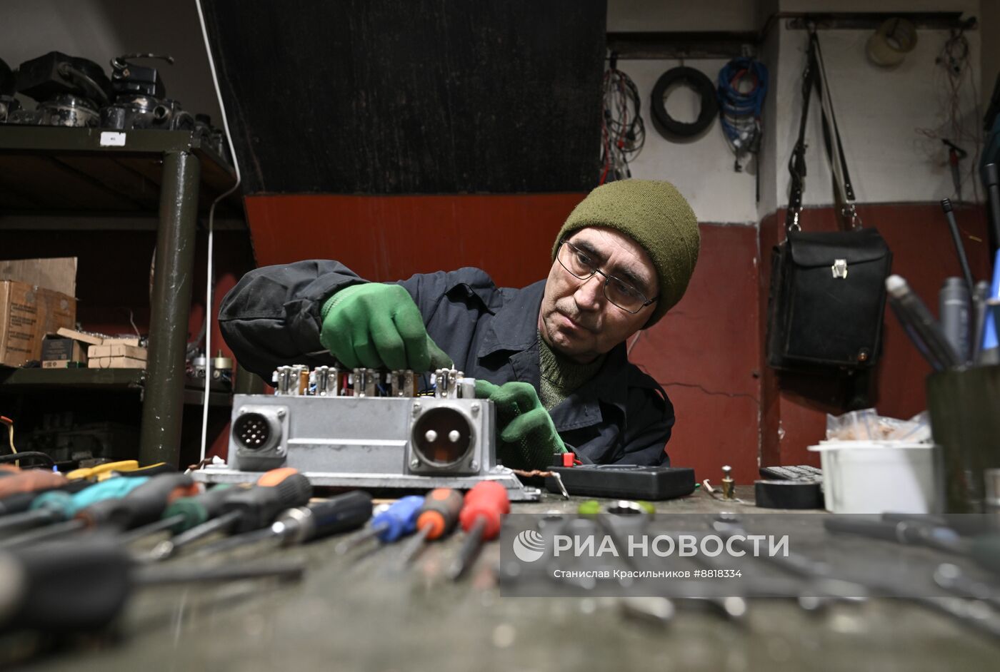 Ремонтный батальон группировки войск "Центр" на Красноармейском направлении СВО