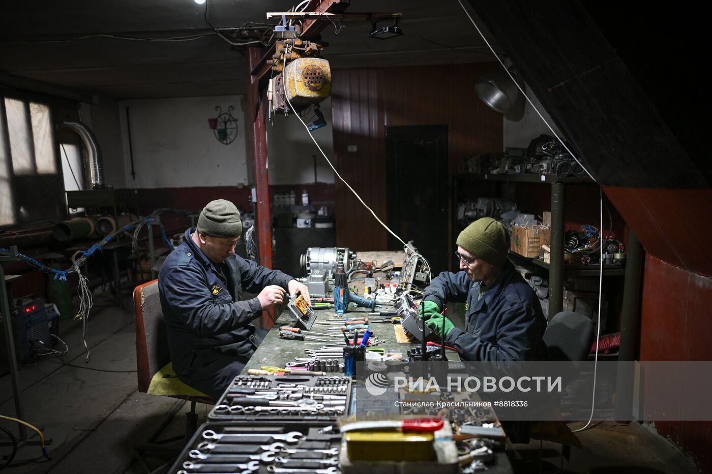 Ремонтный батальон группировки войск "Центр" на Красноармейском направлении СВО