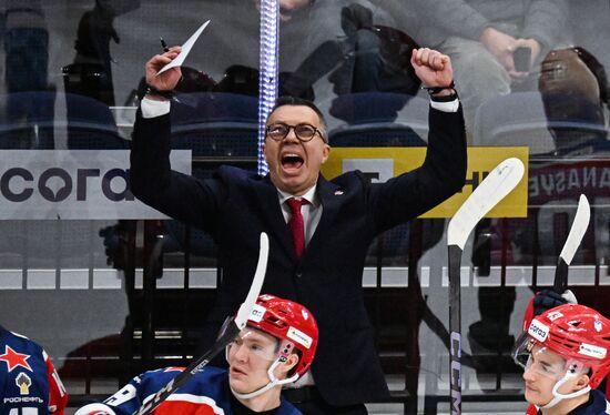 Хоккей. КХЛ. Матч "Динамо М" - ЦСКА