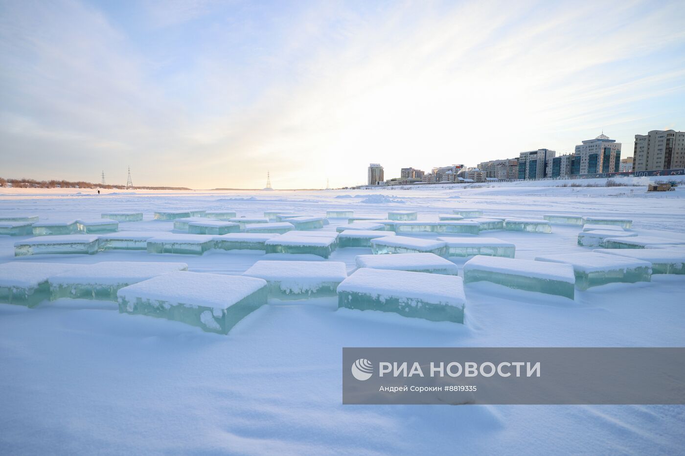 Конкурс ледовых скульптур "Бриллианты Якутии"