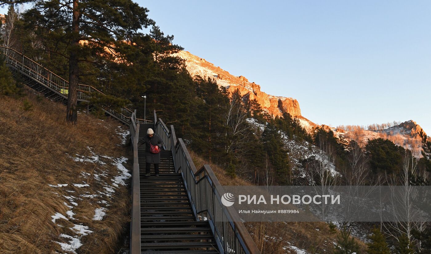 Лестница на Торгашинский хребет