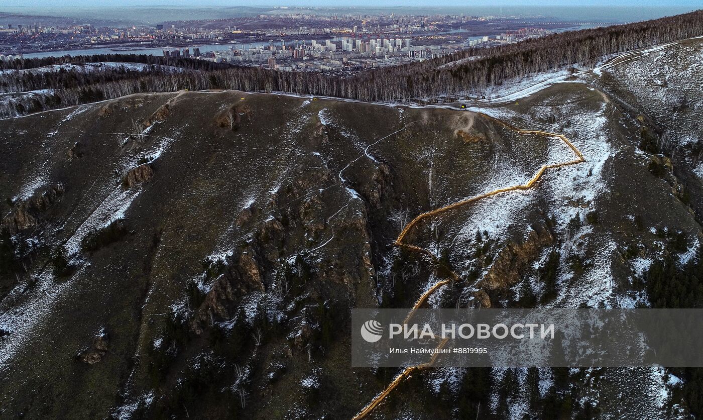 Лестница на Торгашинский хребет