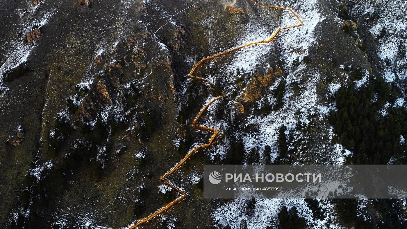 Лестница на Торгашинский хребет