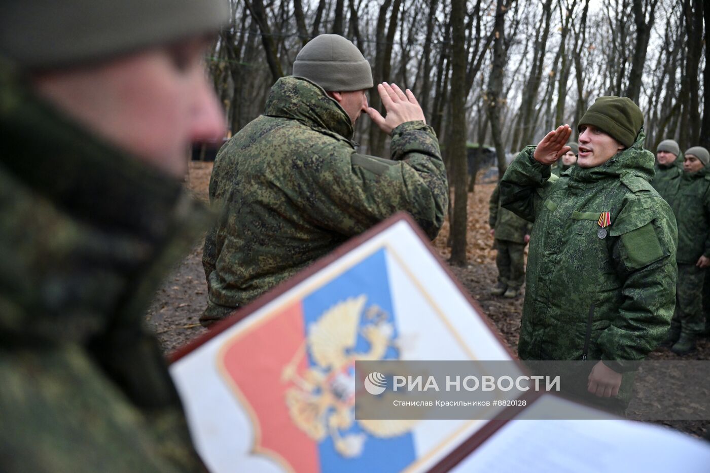 Награждение военнослужащих 90-й танковой дивизии ЦВО