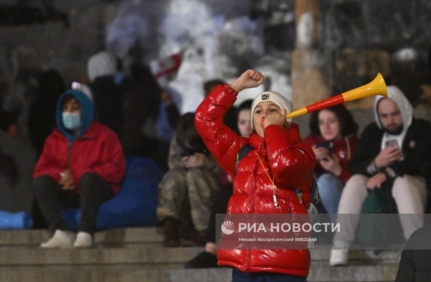 Акция протеста оппозиции в Тбилиси