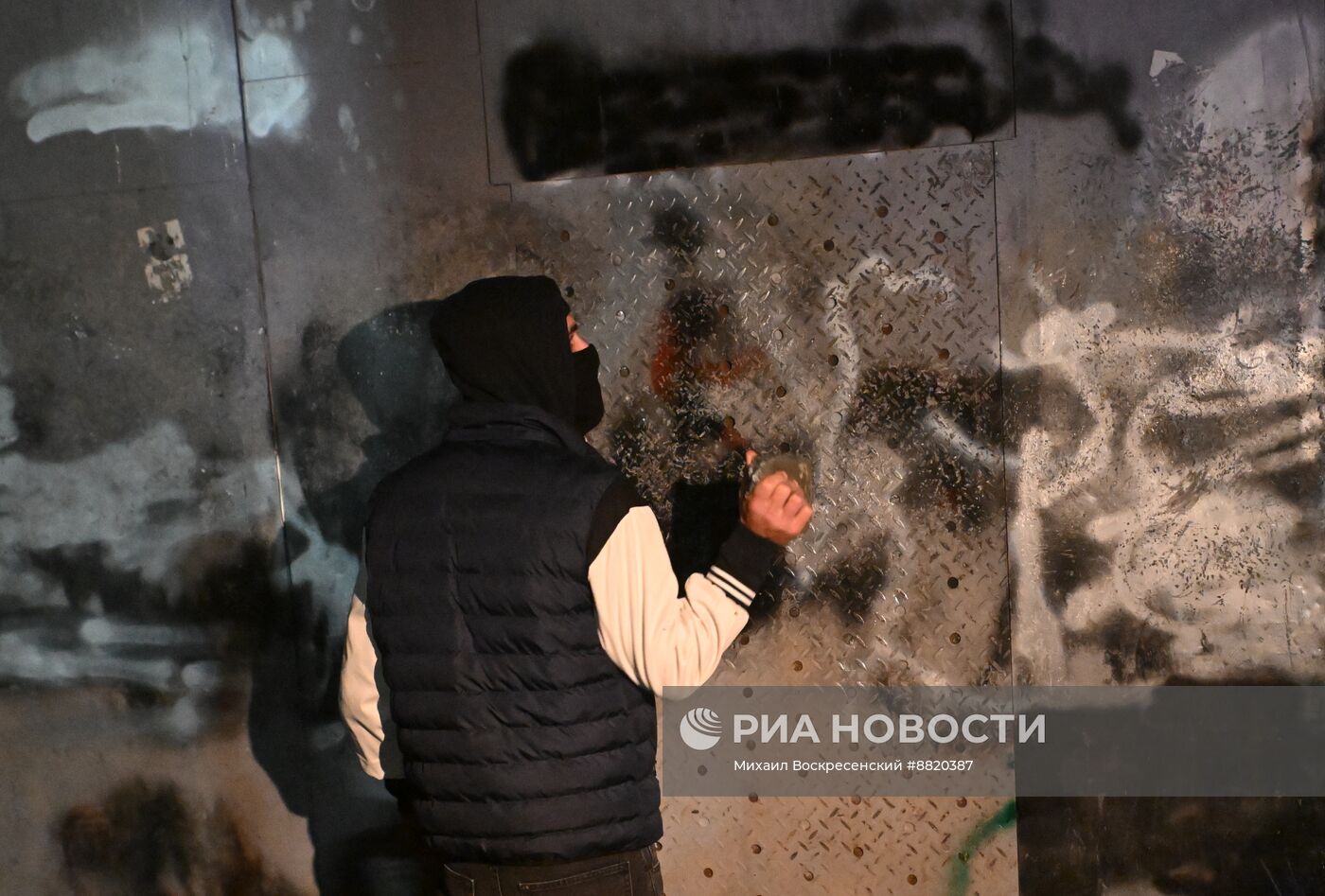 Акция протеста оппозиции в Тбилиси