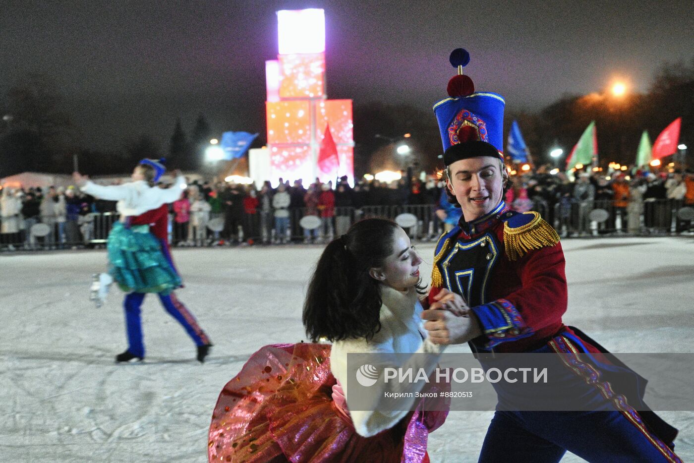 Открытие катка в Парке Горького 