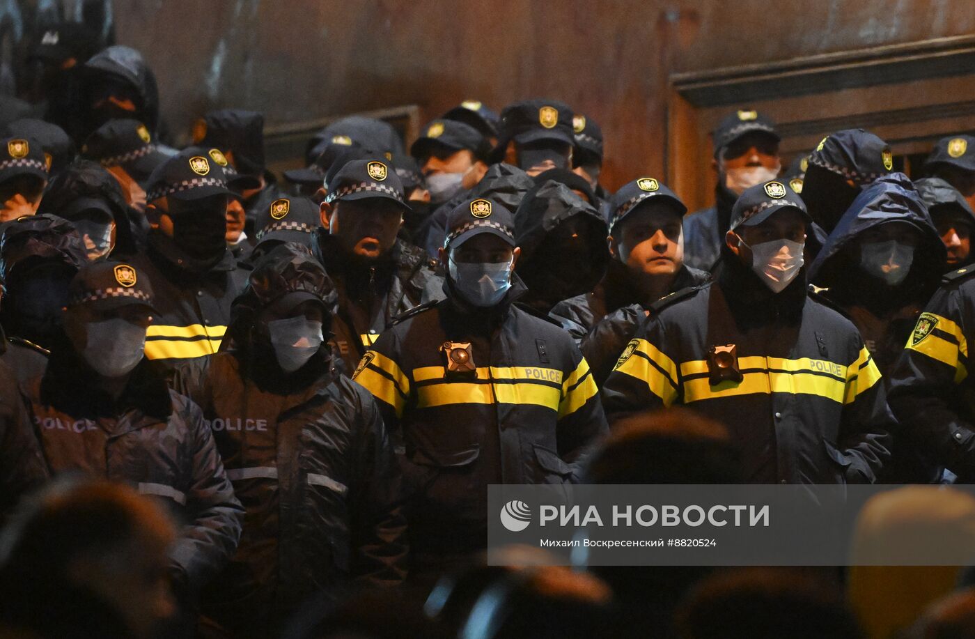 Акция протеста оппозиции в Тбилиси