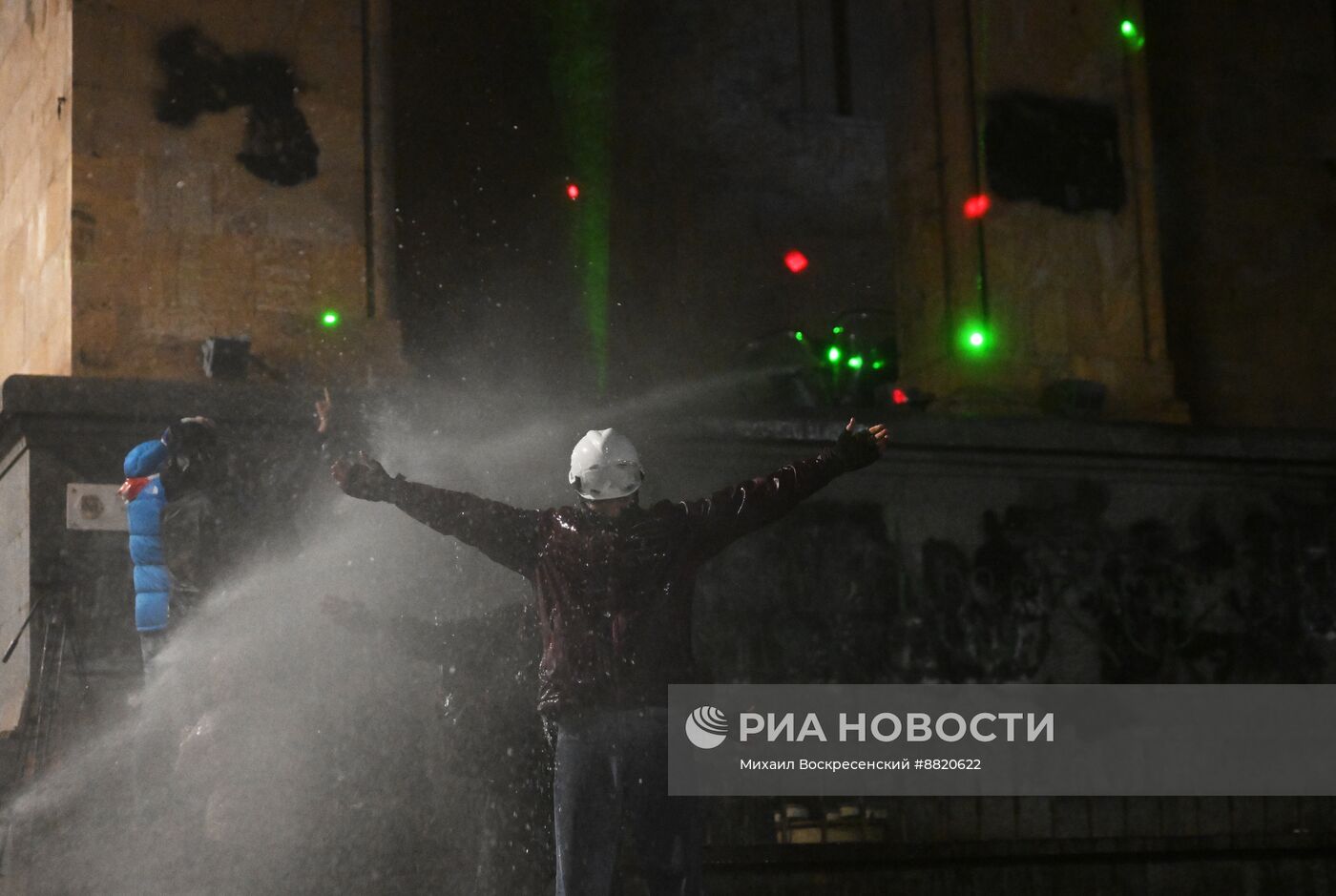 Акция протеста оппозиции в Тбилиси