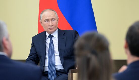 Встреча президента Владимира Путина с молодыми учеными