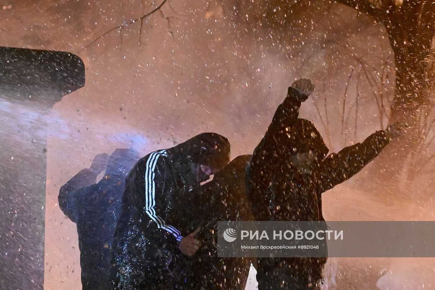 Продолжение акции протеста оппозиции в Тбилиси