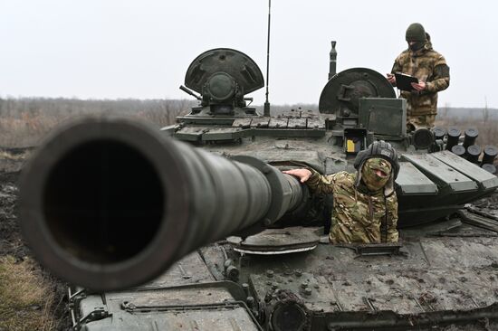 Подготовка танковых экипажей в Краснодарском крае