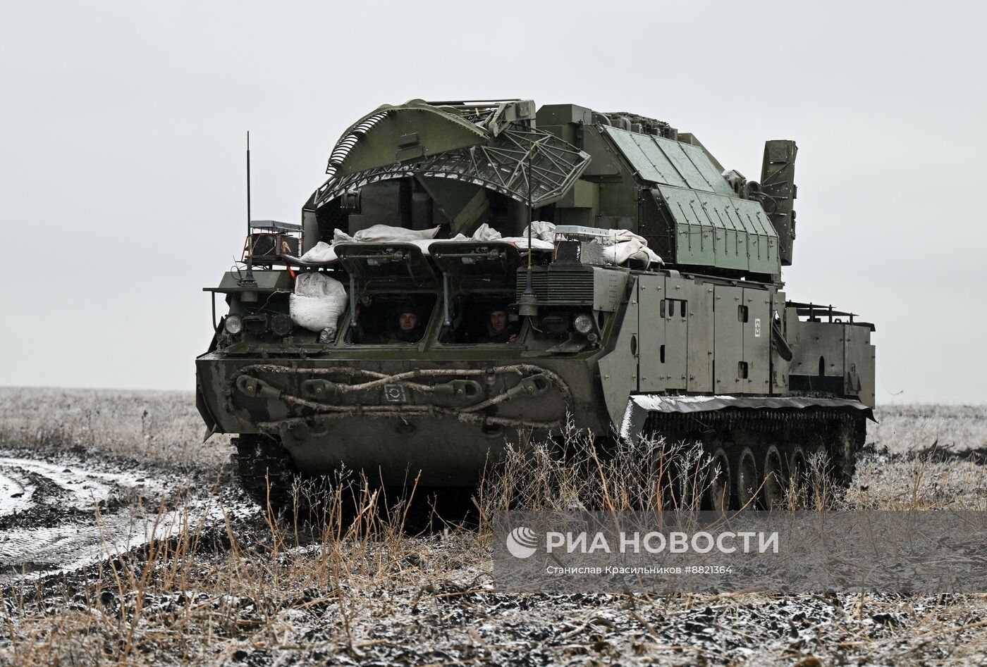 Боевое дежурство ЗРК "Тор-М1" ЦВО на Красноармейском направлении СВО