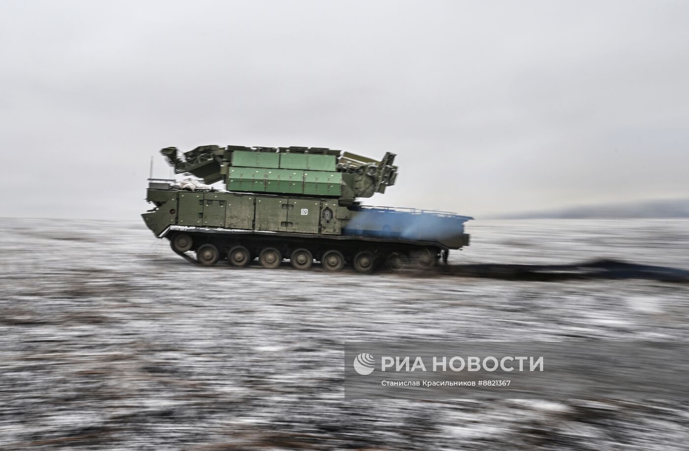 Боевое дежурство ЗРК "Тор-М1" ЦВО на Красноармейском направлении СВО