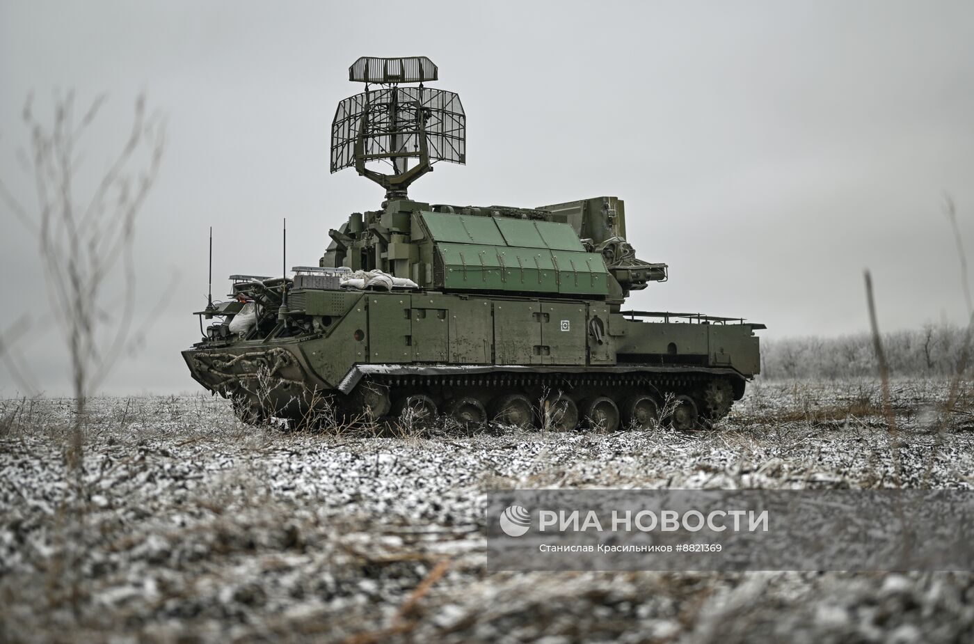 Боевое дежурство ЗРК "Тор-М1" ЦВО на Красноармейском направлении СВО