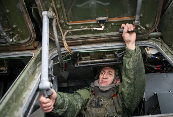 Боевое дежурство ЗРК "Тор-М1" ЦВО на Красноармейском направлении СВО