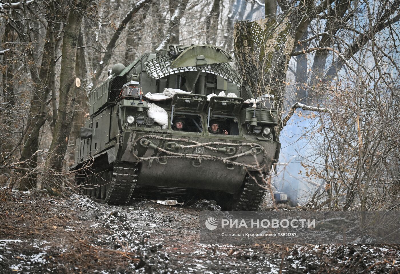 Боевое дежурство ЗРК "Тор-М1" ЦВО на Красноармейском направлении СВО