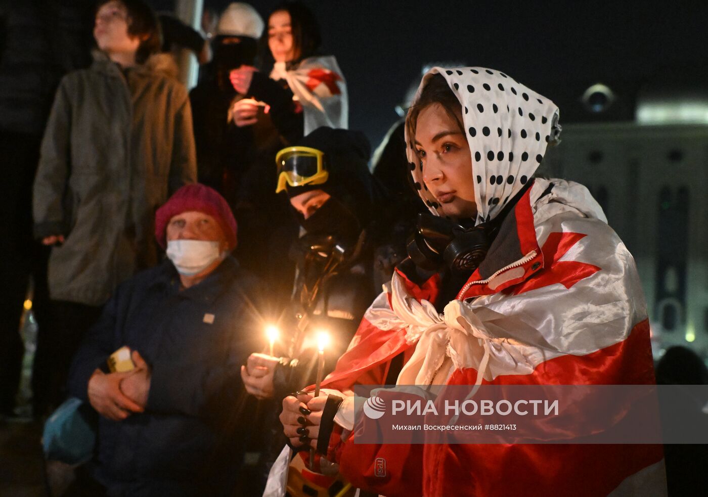 Акция протеста оппозиции в Тбилиси