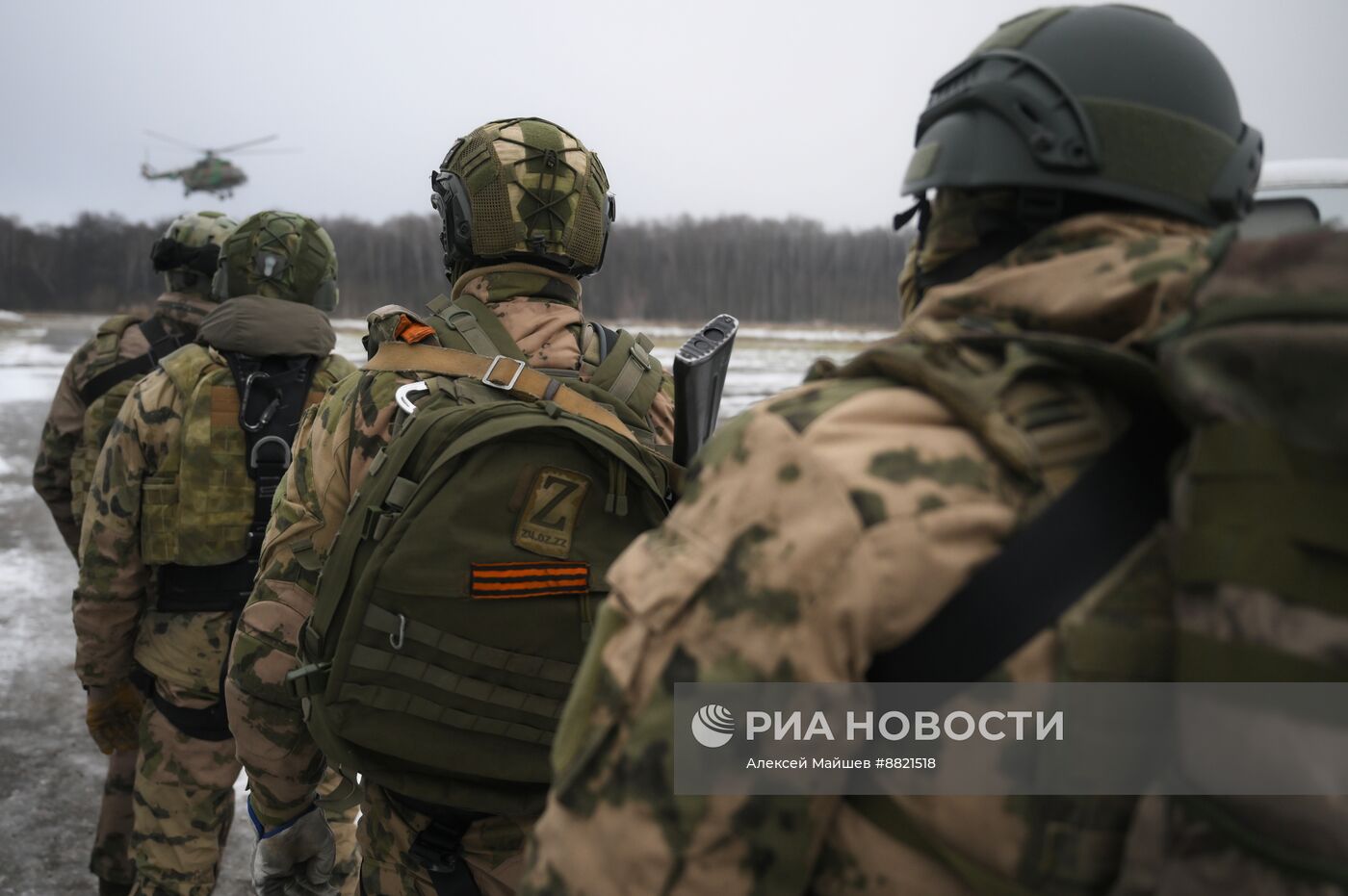 Десантная подготовка военнослужащих и спецназа Росгвардии 