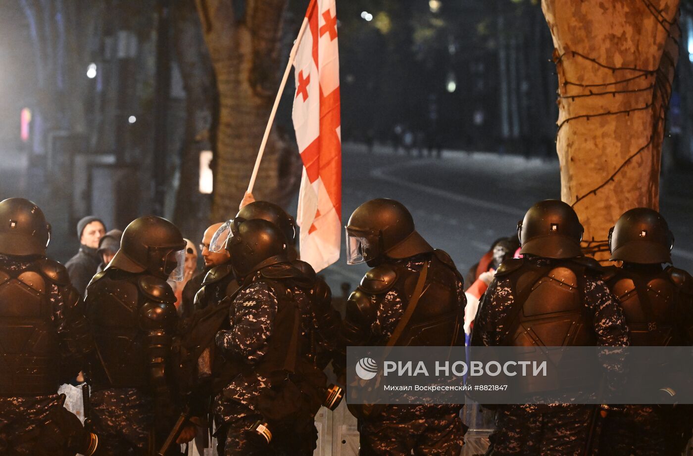 Протесты в Тбилиси