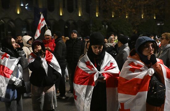 Протесты в Тбилиси