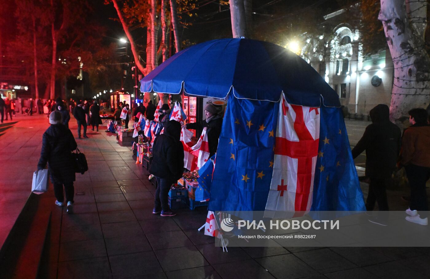 Протесты в Тбилиси