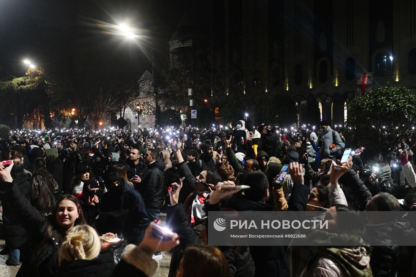 Протесты в Тбилиси