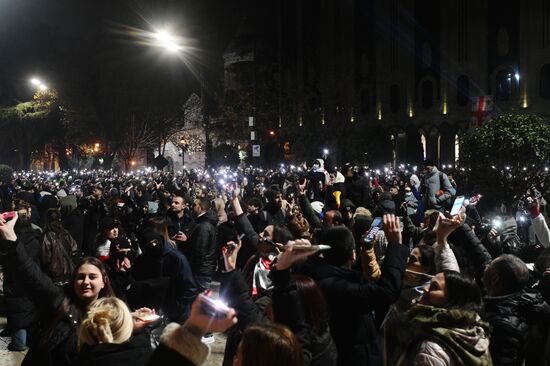 Протесты в Тбилиси