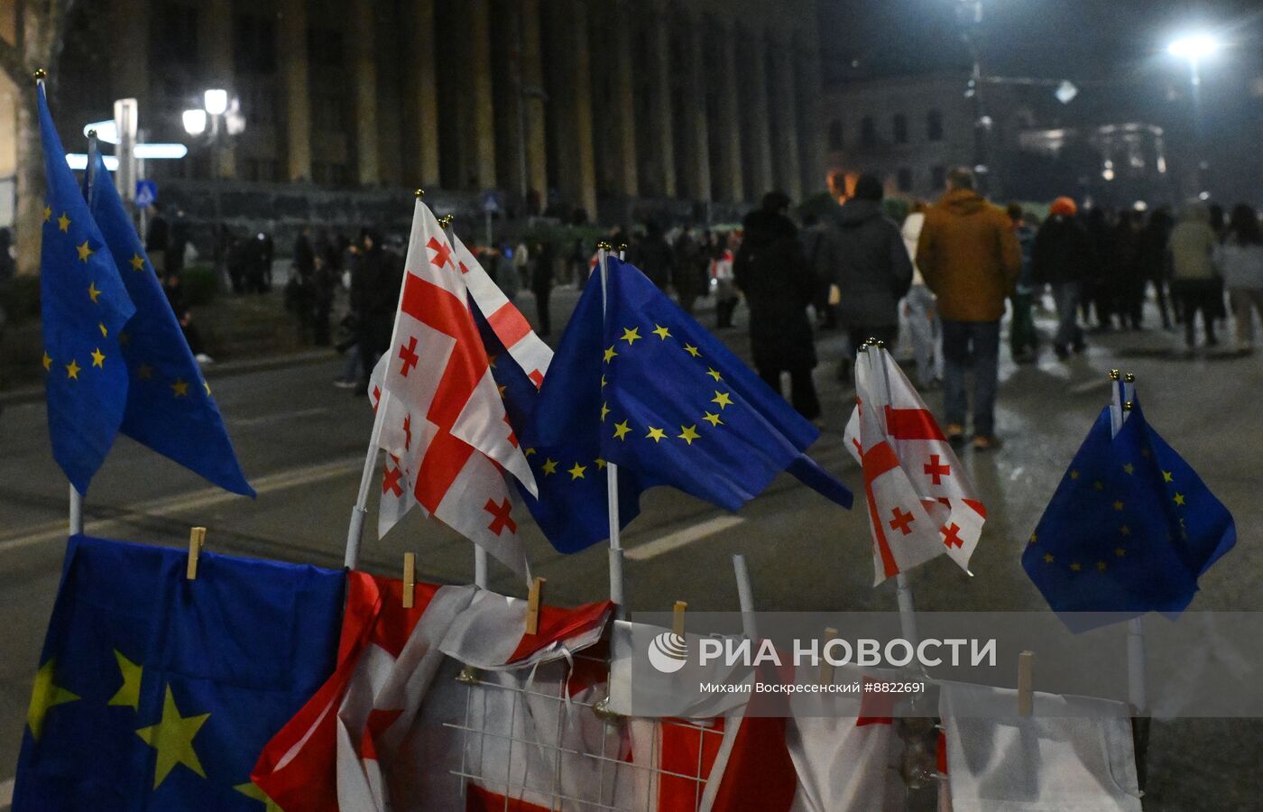 Протесты в Тбилиси