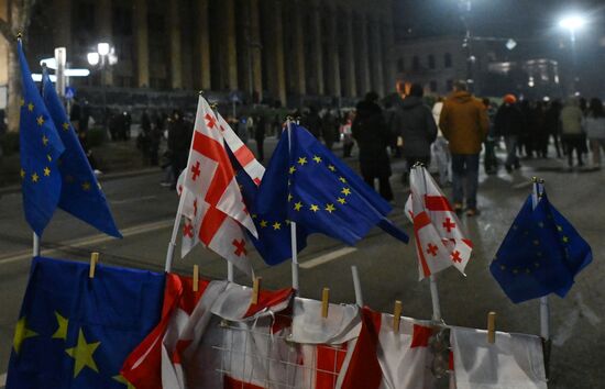 Протесты в Тбилиси