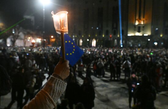 Протесты в Тбилиси