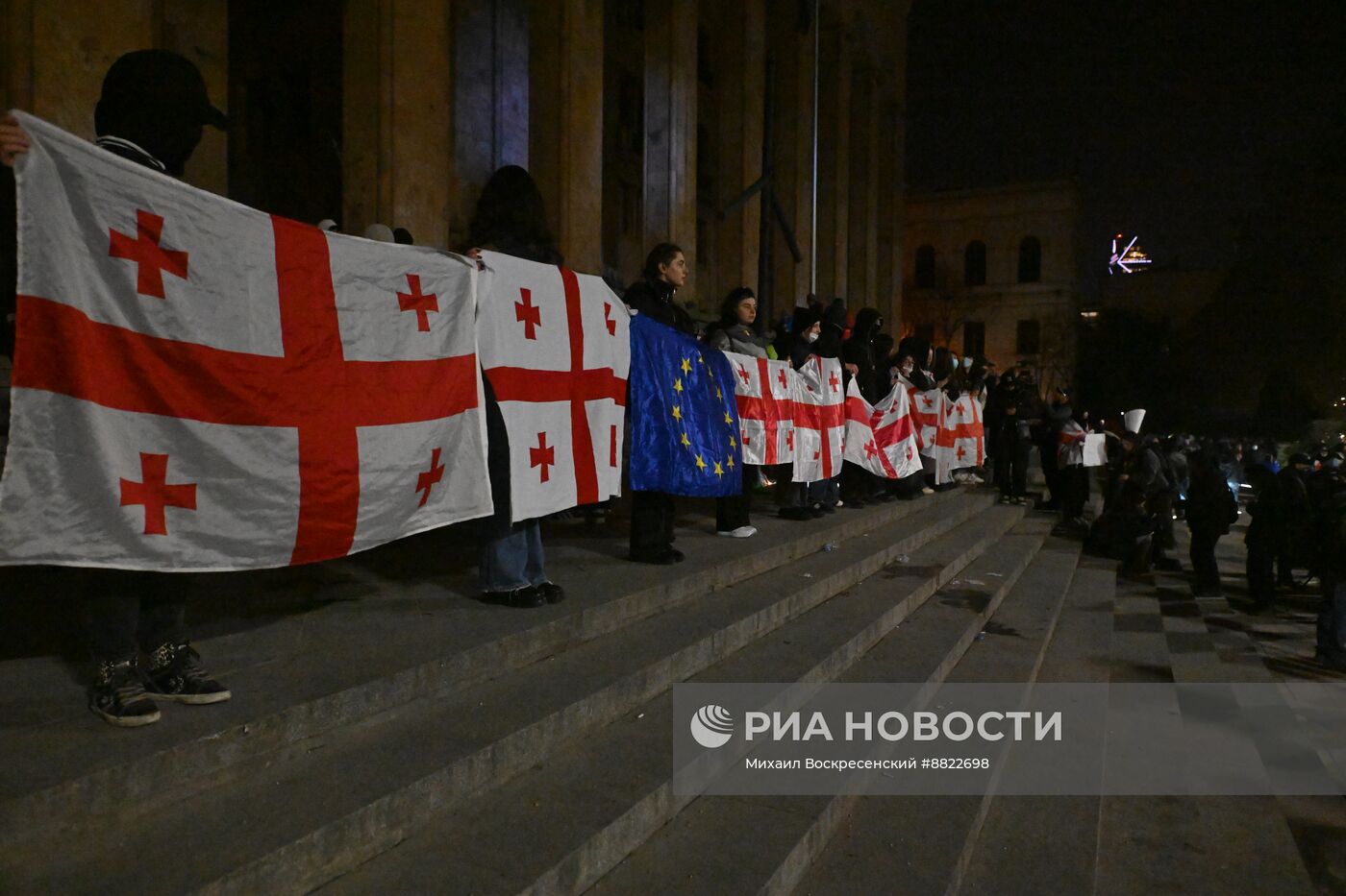 Протесты в Тбилиси