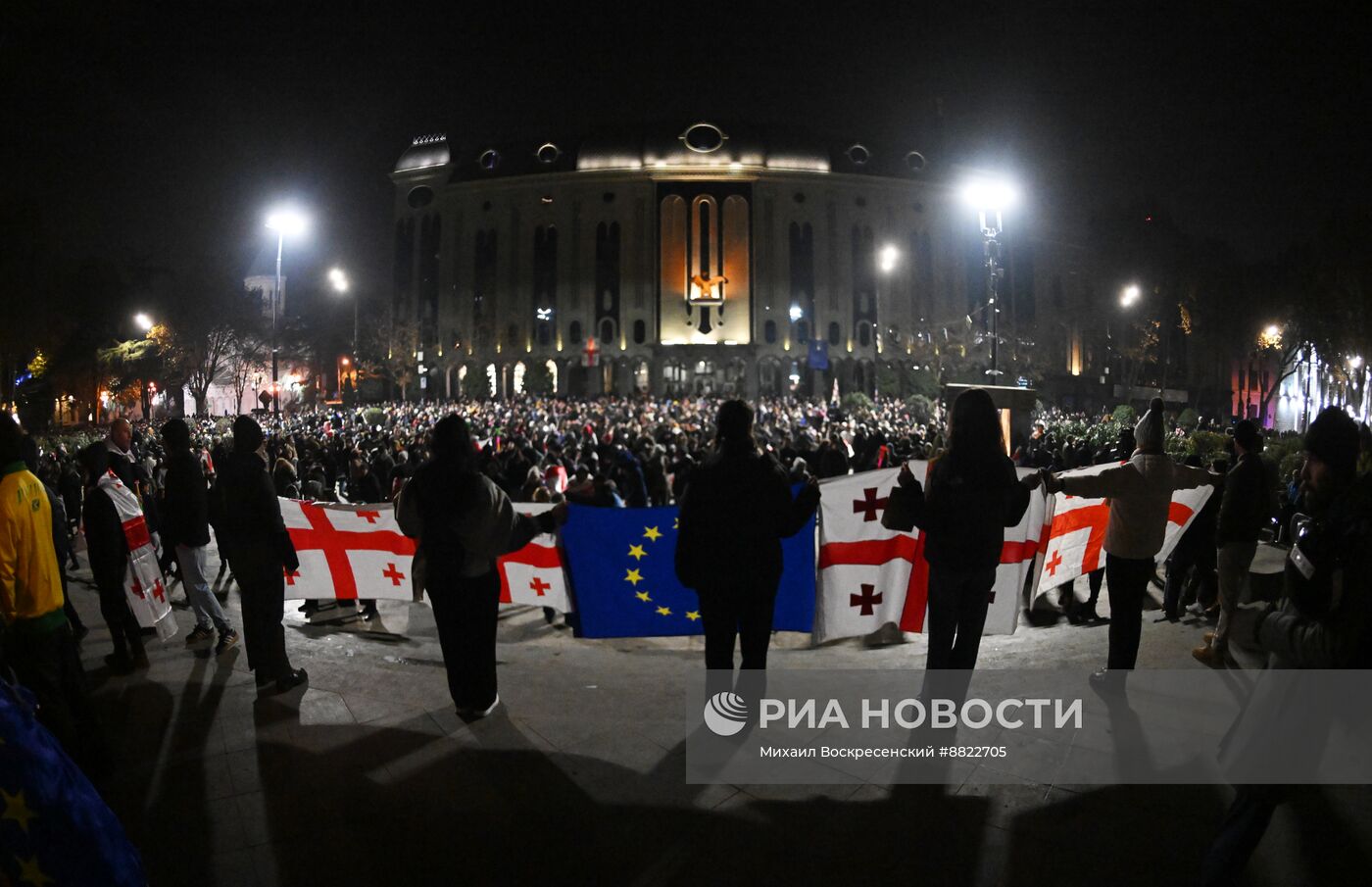 Протесты в Тбилиси