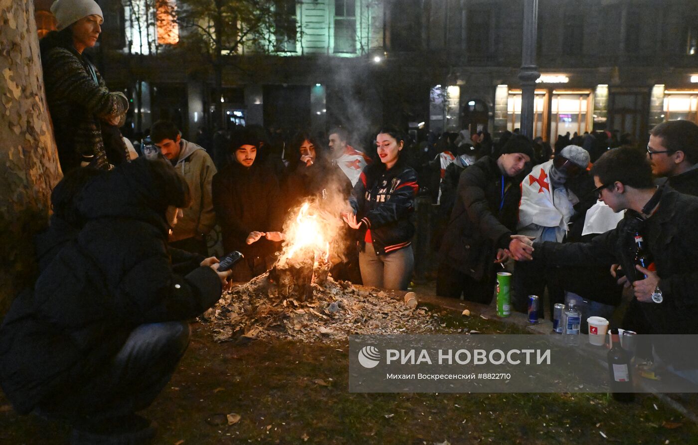 Протесты в Тбилиси