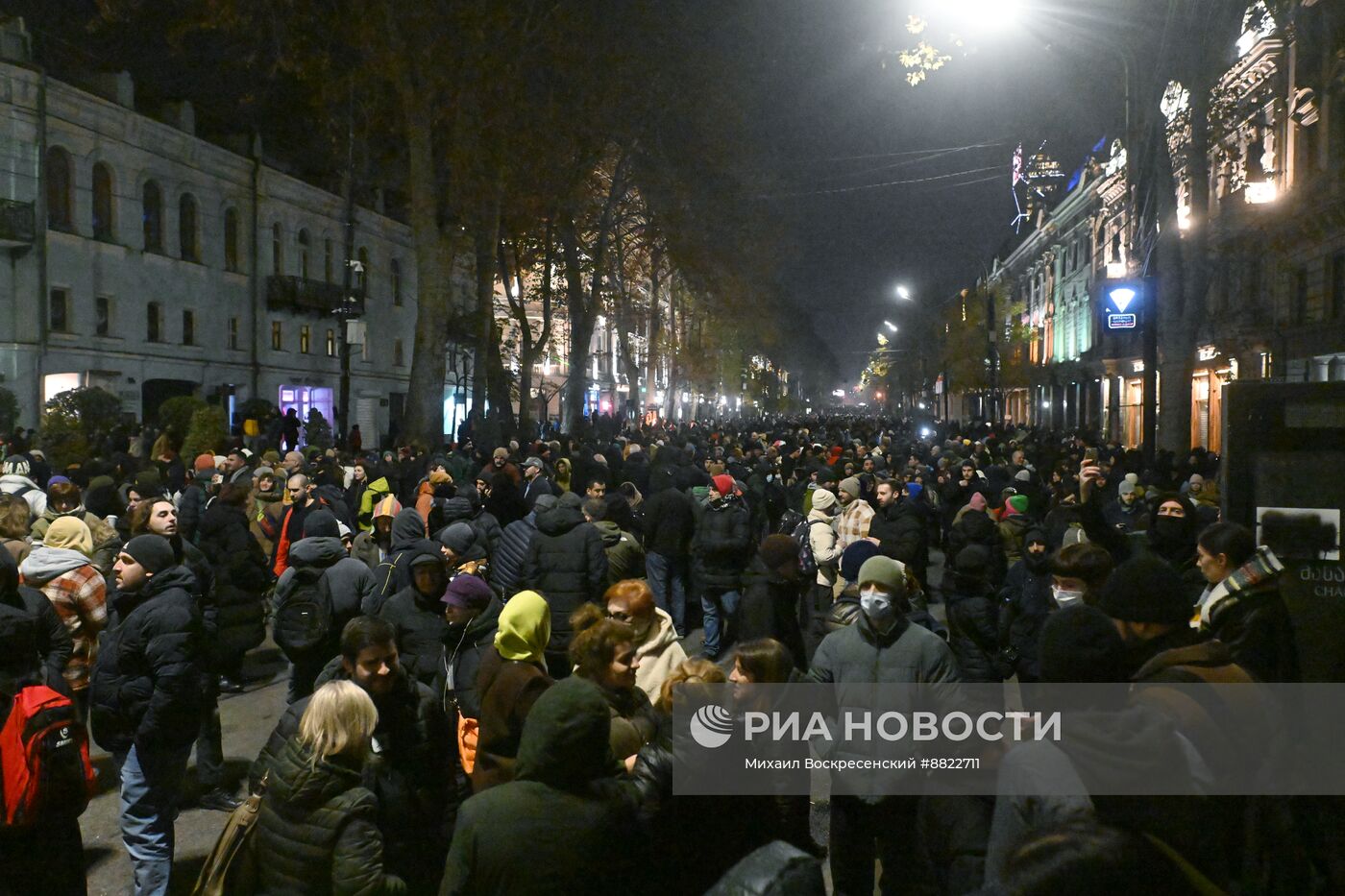 Протесты в Тбилиси