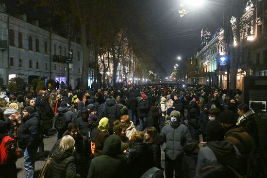 Протесты в Тбилиси