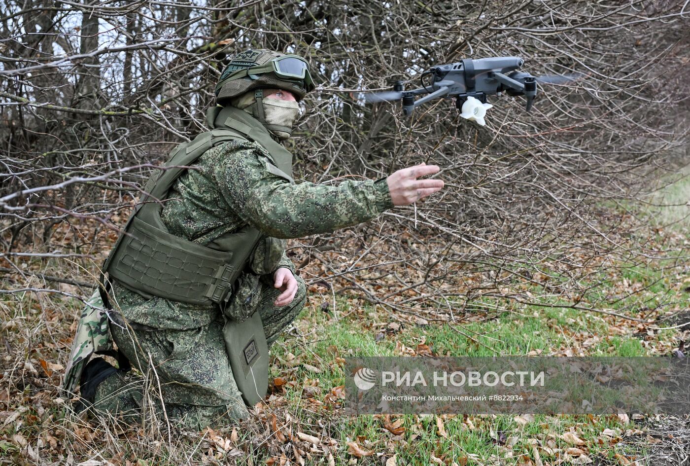 Расчет БПЛА ВС РФ на Запорожском направлении